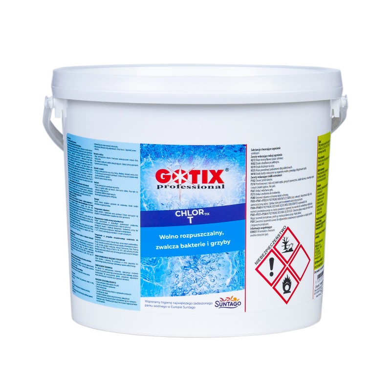 Chlor do basenu Chlortix T tabletki 200g - 50 kg