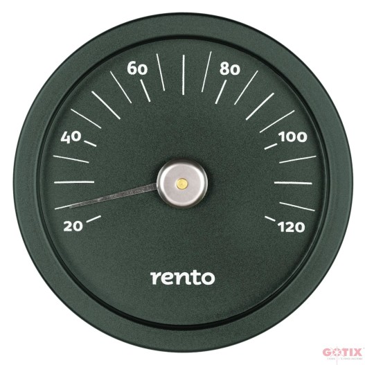 Termometr aluminium jałowcowy - zielony Rento